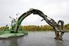 The Watermaster can undertake both suction dredging and backhoe dredging, whilst also having the capability to perform pile driving works.