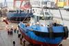 'KOC Musaned – 2' is shown prior to launching at the UZMAR shipyard