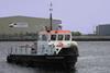The workboat Coastal Engineer, an ex-MOD passenger launch specially adapted by MCS, is seen in Cardiff supporting diving operations.