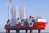 Here under earlier ownership 'MPI Resolution' installed up to nine complete towers turbines and blades at a time (Peter Barker)