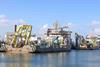 Vessels in various states of lay-up may be berthed alongside (Peter Barker