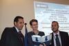 Mr Alahjane (Morocco) and Mr Al Hannini (Jordan) with Ms Marja Tiemens-