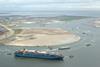 A Maersk container ship makes a guest appeareance at the opening of Maasvlakte 2 (POR-Aeroview)