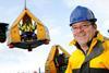 Reflex Marine CEO Philip Strong is seen with one of the company’s access modules