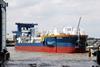 Launch ceremony for the new Artemis cutter suction dredger