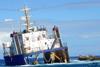 The RoRo vessel 'Sirena' broke in two following grounding (Photo: Koole Mammoet)