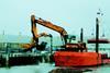 M/S Margrethe Fighter at work alongside Scapa Pier.