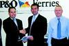 Managers from P&amp;O Ferries and Marine Software Ltd conclude the deal.