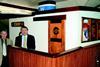The ultra-modern Transas simulator is set into a bridge which replicates a 1930s steamer at the Rauma Maritime Museum.