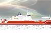 An artist’s impression of the Polar vessel that will be supplied with Wärtsilä 32 engines.