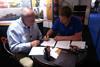 Andy White, CTruk Chairman (left) with Paul Knight,