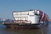 The modules for HMS Queen Elizabeth are readied to leave the Cammell Laid yard