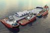 Two escort tugs and an oil spill response vessel will be at the heart of the operation (Kotug)