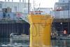 The Fabtest-BPT Demonstrator hull at Falmouth docks