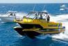 The new 8m catamaran features a unique suspension system