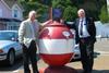 Shipwrecked Mariners’ Society CEO Malcolm Williams (left) is seen with ‘honorary agent’ volunteer Philip Woodford on the Isle of Wight, where one of the Challenge Walks will take place.