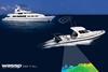 In the WASSP system the tender is fitted with a sophisticated multi-beam sounder system that can generate a 3-D picture of the sea bottom