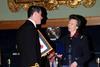 Lieutenant Commander Graham Chesterman collects the Edward and Maisie Lewis Award from HRH The Princess Royal at Fishmongers’ Hall in London earlier this month.