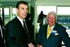 The Duke of York with Rear Admiral Steve Ritchie at the opening of the UK Hydrographic Offices new &amp;pound;3.5m Archive building at Taunton.