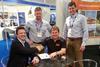 From left to right: Bruce Clements, CWind; Lee Price, Matthew Lane, Matt Woodley