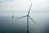 The image shows a Cadeler offshore wind turbine