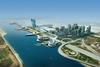 The city and the marine environment are closely entwined in Abu Dhabi