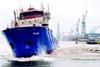 MENAS new pollution control vessel enters the River Danube at Galantz Shipyard in Romania last month.