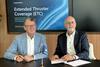 Ard-Jan Kooren, President and CEO of KOTUG International & Rob van Solingen, Sales Manager, Kongsberg Maritime