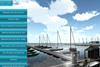 The system uses 3D game-based training to allow trainees to interact with a virtual marina