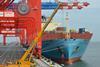 The first official caller at the €1bn JadeWeser Port container terminal was the 7,500 TEU Maersk Laguna