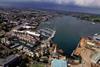 Falmouth Harbour from the air