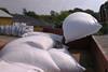 Geotextile scour protection bags for handling trials