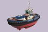 Svitzer's TRAnsverse tug will have an omni-directional hull and inline thrusters (Svitzer)