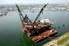 Heerema's 'Sleipnir ' and 'Thialf', (pictured here) are the largest crane vessels in the world