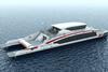 Incat's low wash fast ferry for the Danube has a hull form designed especially for restricted waters