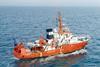 Data will be acquired by the survey vessel Victor Hensen. Photo: Hempel Shipping GmbH