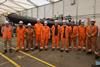 Some of the new starters at Griffon Marine - media