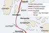 The Rogfast Tunnel will run to a depth of 350m below the Boknafjord and Kvitsøfjord on the North Sea coast of western Norway and will shorten the journey between Bergen and Stavanger by an hour.