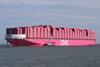 A typical modern mega-container ship that would require specialist salvage equipment for offloading cargo (Peter Barker)