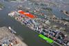 UWT plans a new quay on the Bunschotenweg along with increased involvement at UCFS. Photo: Port of Rotterdam Authority