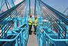 APM's Algeciras representatives inspect one of the new ZMPC cranes