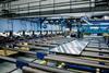 Sapa's new machine, based in Sweden, can produce 18 by 3.5-metre panels