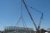 The linkspan is lifted back into place upon completion