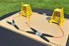 The image shows a model of the integrated fibre optic closures with advanced sensing and communication technologies