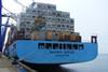 The Siemens UK made turbines and generators were shipped out of Felixstowe on board the ‘Maersk Bintan’.