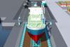 The Syncrolift is essentially a large elevator for lifting ships from sea level to land level