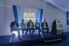 The image shows the panel seated for the Q&A component of the 'Future fuels – Real world applications and industry learnings' session