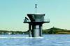 An artists impression of the SeaGen twin rotor 1MW prototype system due for installation next year.