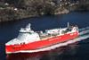 'M/S Kvitbjørn' is fuelled by LNG and can carry as much cargo as 200 trucks