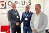 From left - Billy Hamilton – Managing Director of Manor Renewable Energy, Bernhard Messer – Managing Director of OPUS Marine and Dan Greeves – Head of Renewables at OEG Offshore.